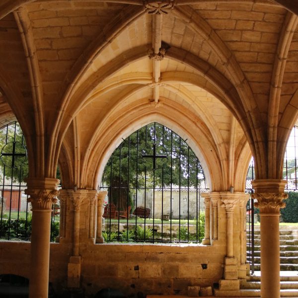 La salle capitulaire de l'abbaye de Fontdouce