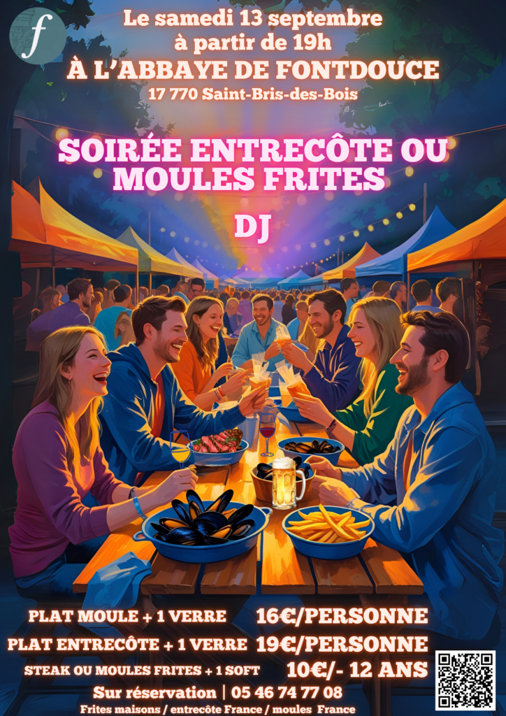 soirée entrecote ou moules frites DJ