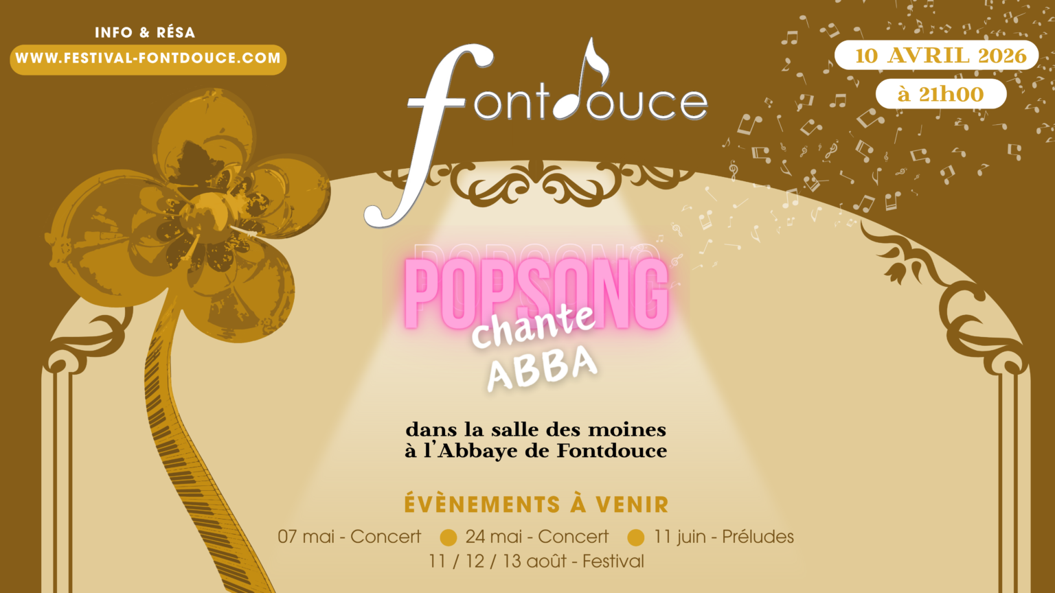 Concert Popsong - 10 avril 2026