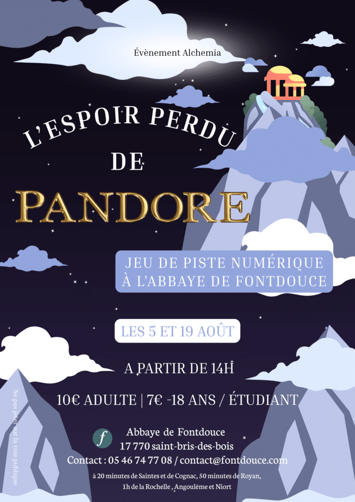 Affiche Alchemia-5 et 19 août-jeu de piste numérique