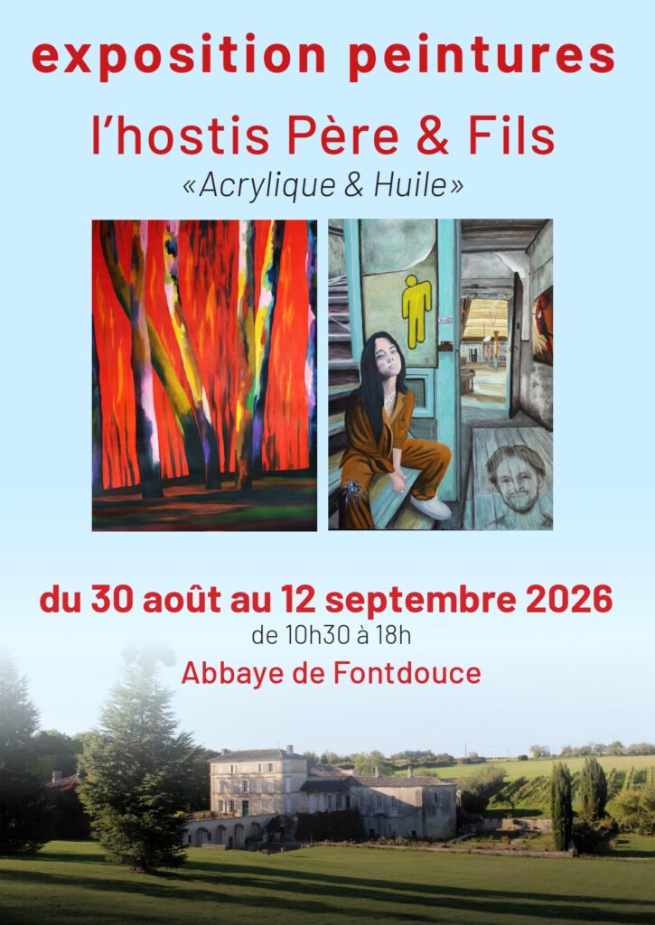 Affiche de l'exposition de Stéphane L'Hostis, de Bernard L'Hostis