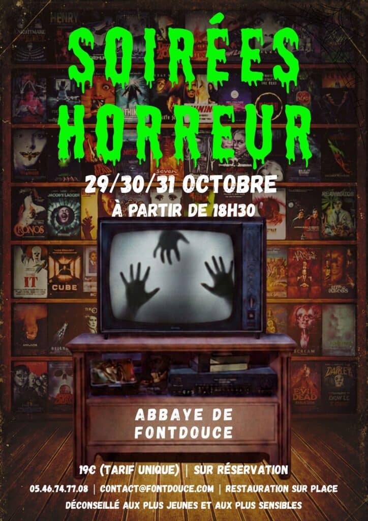 Affiche Halloween à Fontdouce 2026
